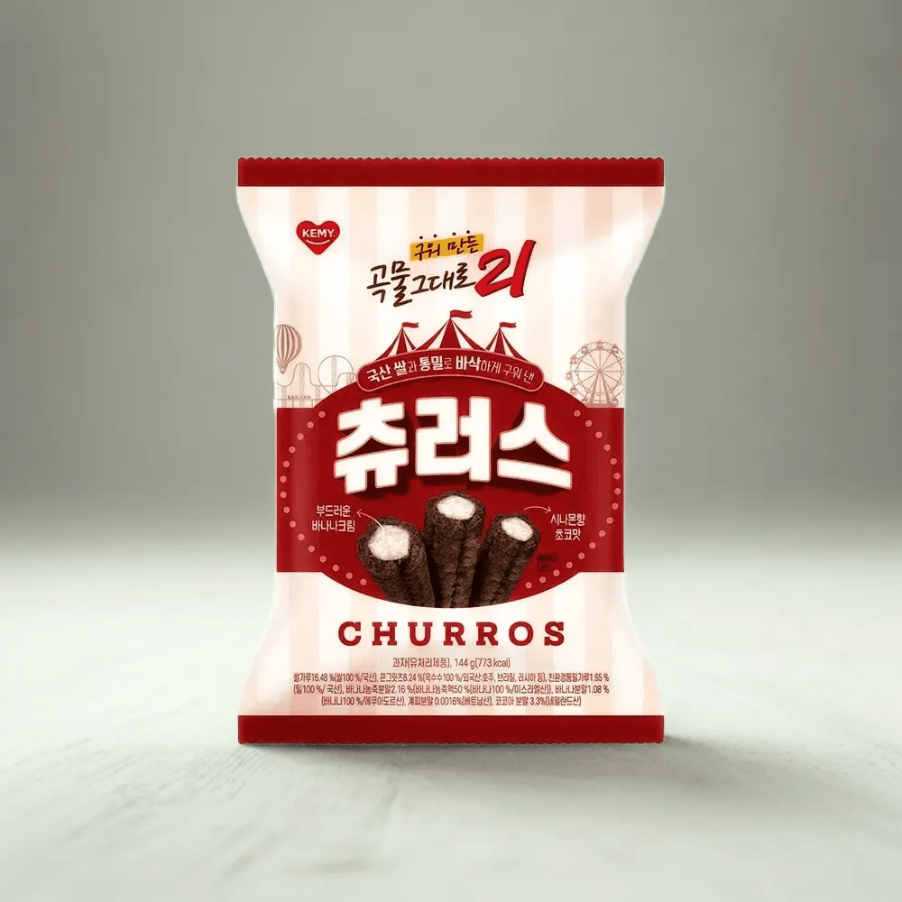 구워 만든 곡물그대로21 츄러스