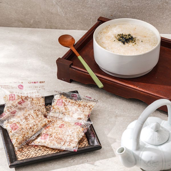 찹쌀누룽지 개별포장 60g 20봉(총1200g) 숭늉처럼 구수한 어르신 임산부 간식 선물용