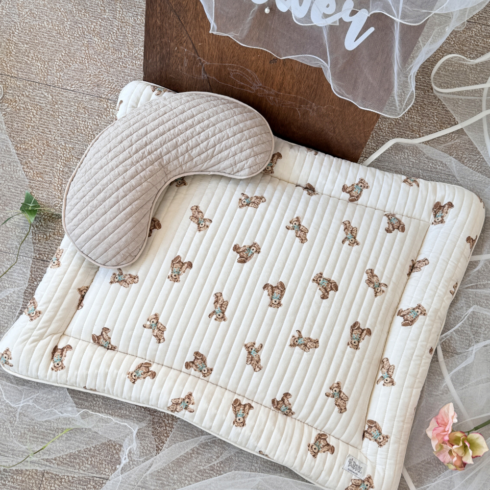 강아지방석 슬개골탈구 낮은쿠션 애견 포근베어 소형