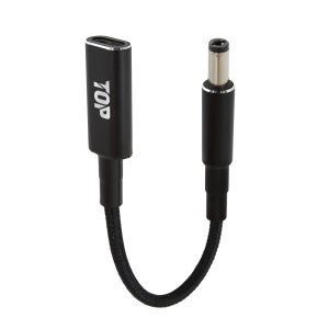 HDTOP C타입 to DC PD100W 노트북 충전 케이블 15CM 5.5x2.1 HT-CL055
