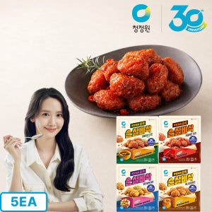청정원 순살바삭 리얼레드치킨 300g 외 3종 총5개
