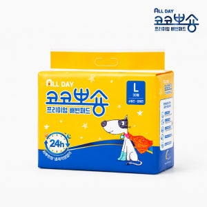 코코뽀숑 냄새없는 배변패드 대형, 1팩