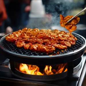 고덕 불고기 직화 돼지 한돈 숯불 석쇠 250g 고추장 간장