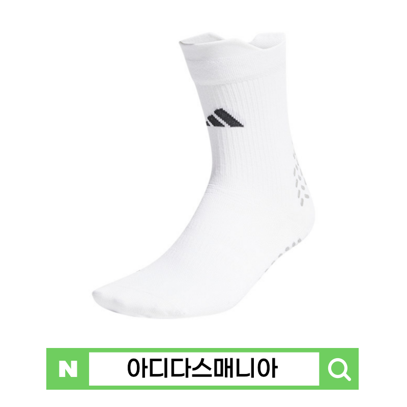 아디다스 풋볼 크루넥 퍼포먼스 삭스 화이트 블랙 1P 양말 [HN8837] [HN8838]
