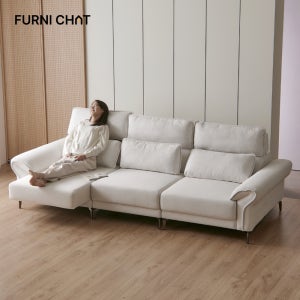 퍼니챗 몬스터 4인용 이지클린 패브릭 무빙 슬라이딩 리클라이너 모션소파