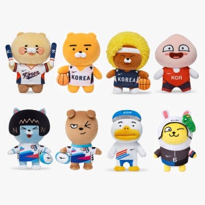 카카오프렌즈 X 프로-스펙스 팀코리아 캐릭터 인형 중형 27cm