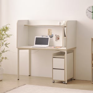 엔마 칸막이 책상 스터디카페 독서실 도서관 집중력 1인용 책상 세트 1200