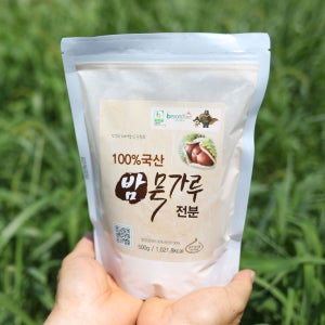 100%국산 밤묵가루500g 공주밤 밤전분 밤묵 파전 부침용
