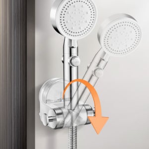 흡착 샤워기걸이 고정홀더 각도조절 거치대 1+1