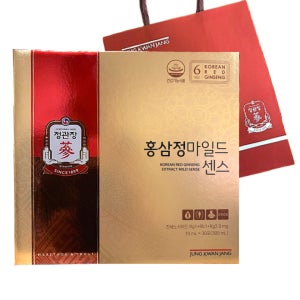 (선물쇼핑백포함)정관장 홍삼정 마일드센스 에브리데이 6년근홍삼 스틱형 선물세트30포1박스
