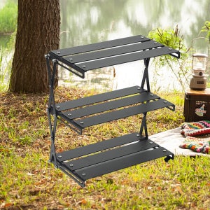 3단 접이식 경량 캠핑 선반 수납선반 (알루미늄합금)