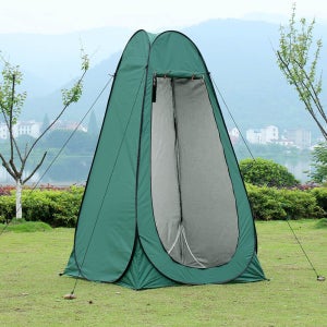 캠핑존 이동식 샤워텐트 낚시텐트 120x190 (다크그린)