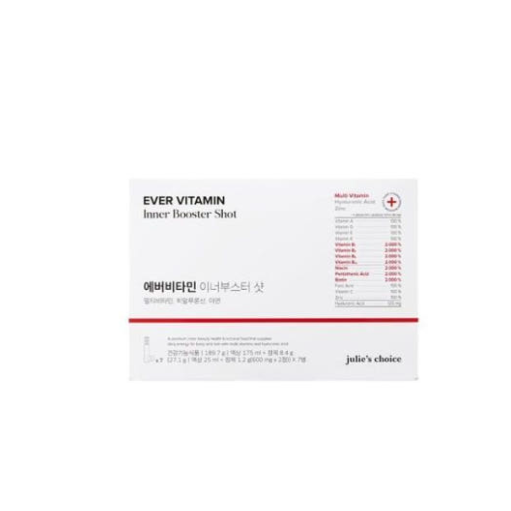 <b>줄리스초이스</b> 에버비타민 이너부스터샷 （액상 25ml + 정제 600mg x 2정) x 7개입 1개