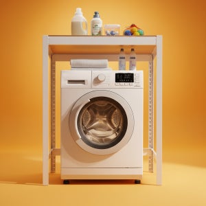 와이어선반스탠드형 선반 수납선반 1단 미니 책