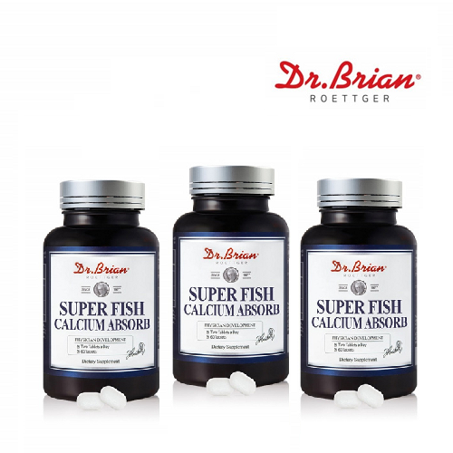 닥터브라이언 슈퍼 피쉬 칼슘 앱솔브 60정 1200mg 3박스