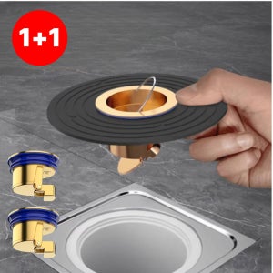 [100% 황동] 배수구 하수구 트랩 화장실 냄새 제거 차단 1세트(1+1)