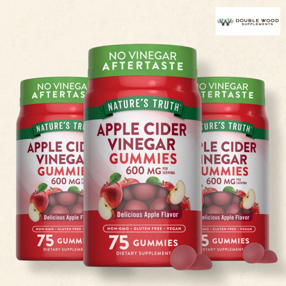 <b>네이처스트루</b> 애플사이다비니거 애사비 구미 600mg 75개 젤리 x 3개