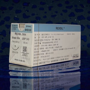 에스엠이엔지 SKE325 렉실 3-0 25mm 3/8 리버스컷팅50cm 블랙실크 SK324