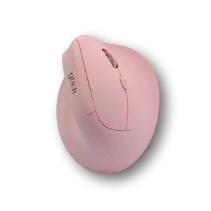 지클릭커 OFFICEPRO ERGO 버티컬 무소음 인체공학 블루투스 무선 OP70 (핑크)