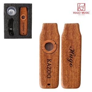 위고뮤직 DX19 A타입 우드 카주 우드맨 나무 카쥬 케이스 떨림막 2개 스트랩 포함