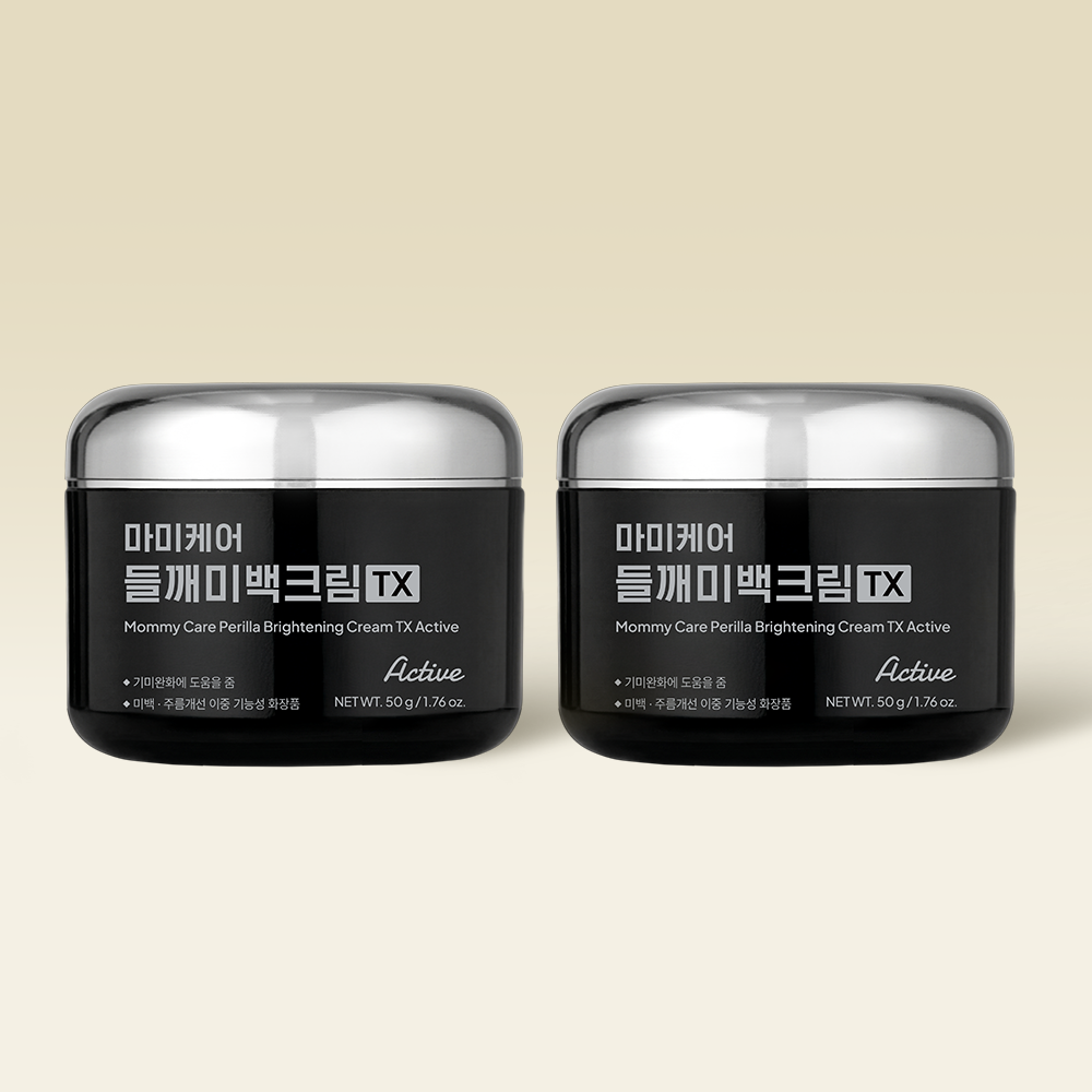 마미케어 약국 미백 잡티 기미크림 트라넥삼산 들깨크림 TX 액티브 50g, 2개