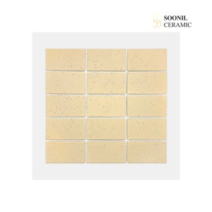 SI IVORY60108 사각 자기질 아이보리 모자이크 타일 60X108