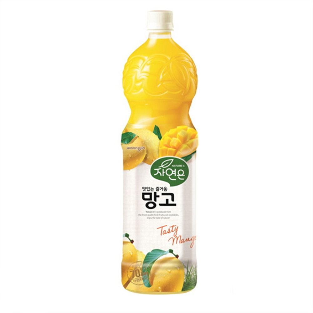 자연은 70일 망고 1.5L <b>웅진식품</b>