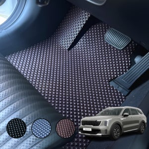 쏘렌토 발매트 전차종 에르블록 고무 카매트 방수 발판 1열 운전석+조수석 맞춤제작