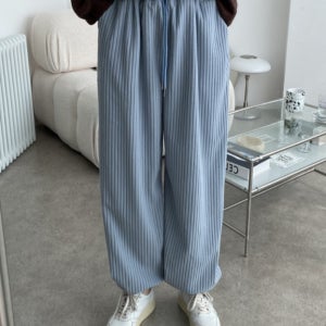 수니베 통통 올밴딩 빅사이즈 라벨 포켓 군살커버 조거 팬츠 여성 겨울 홈웨어