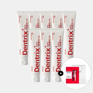 [160g 대용량] 동국제약 덴트릭스 잇몸플러스 치약 160g 8개 + 에티즘 잇몸 칫솔 5입 / 잇몸케어 및 구취개선 효과