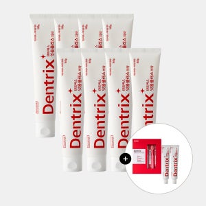 [슈퍼적립][160g 대용량] 동국제약 덴트릭스 잇몸플러스 치약 160g 8개 + 덴트릭스 에티즘 잇몸 칫솔 5입 + 치약 60g 2개 / 잇몸케어 및 구취개선 효과