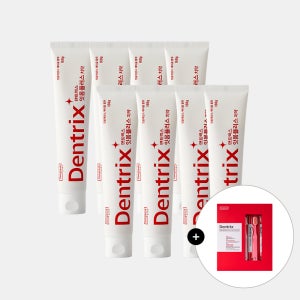 [160g 대용량] 동국제약 덴트릭스 잇몸플러스 치약 160g 8개 + 덴트릭스 에티즘 잇몸 칫솔 5입 / 잇몸케어 및 구취개선 효과