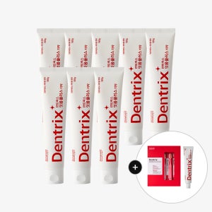 [160g 대용량] 동국제약 덴트릭스 잇몸플러스 치약 160g 8개 + 잇몸 칫솔 5입 + 잇몸플러스 치약 60g / 잇몸케어 및 구취개선 효과