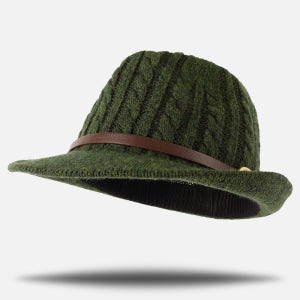 국내제작 울 페도라 벨트 포인트 겨울 니트 뜨개 중절모 모자