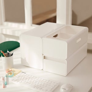수플레 수납함 서랍 정리함 수납박스 화장대정리 다용도 보관함