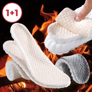 1+1 방한용 양털 쿠션깔창 2쌍세트 보온 발열 겨울깔창