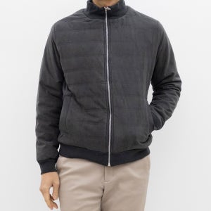 남성 골프패딩 점퍼 경량패딩 스웨이드 남자겨울골프웨어 SUEDEPAD