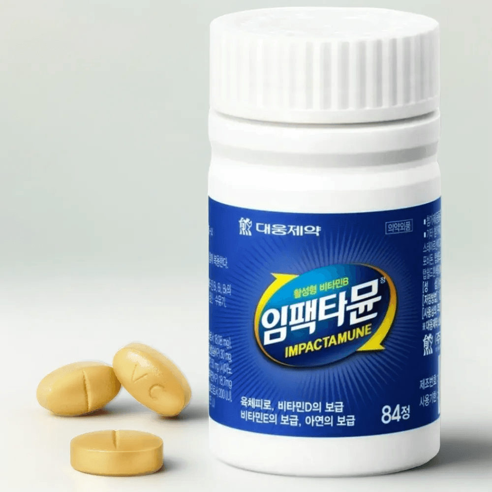 대웅<b>제약</b> 활성비타민 임팩타뮨 임팩타민 84정 코스트코 필수비타민 빠른흡수 벤포티아민