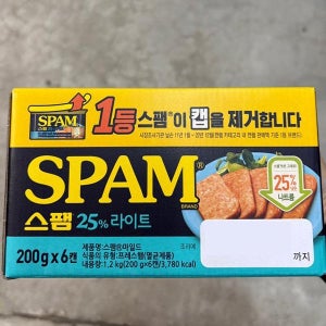 CJ 스팸라이트 200g x 6개