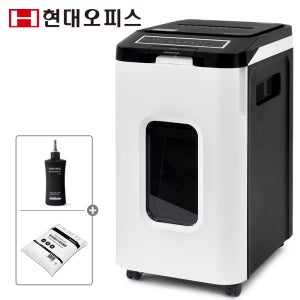 현대오피스 대형 자동급지 문서세단기 PK-410AF 400매 종이 파쇄기 사무용 저소음