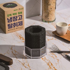 차콜프레시 국내산 백탄 참숯 냉장고 탈취제 공기정화 냄새제거 새집증후군 400g, 1개