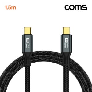 NJA297 USB 3.2 C to C 타입 Gen2x2 PD 고속 충전 데이터 케이블 1.5m 100w 8K 20Gbps USB4