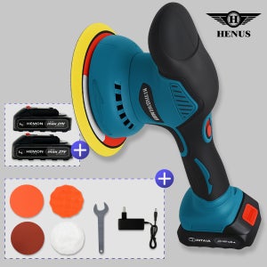 헤누스 21V 무선 광택기 폴리싱 자동차 광택기패드 폴리셔 세트