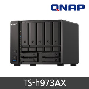 큐냅 정품판매점 QNAP TS-h973AX-8G 9베이 NAS스토리지 쿼드코어 HDD미포함