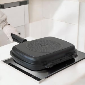 에리카 세신 IH 양면팬 생선 구이팬 양면 후라이팬 인덕션 티타늄 코팅 ZZ 31cm