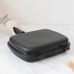 에리카 세신 IH 양면팬 생선 구이팬 양면 후라이팬 인덕션 티타늄 코팅 ZZ 32cm