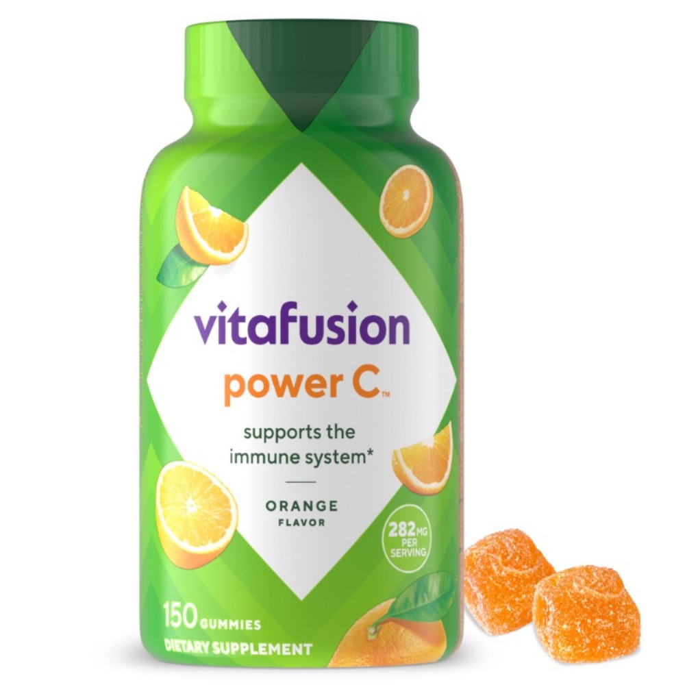 <b>비타퓨전</b> <b>Vitafusion</b> 파워C 구미 150정 2팩