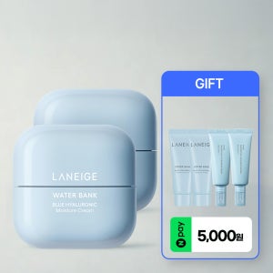 [N페이5천점] 라네즈 워터뱅크 블루 히알루로닉 크림 50ml 더블 (선택)