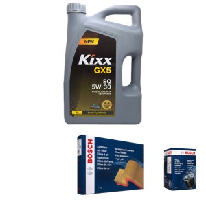 SM5 엔진오일세트 가솔린 LPG 킥스 GX5 SQ 5W30 4L / A2911+O1186