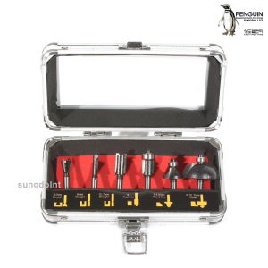 트리머비트 세트 6p (샹크/6mm) B606 루터비트 트리머날 루터기날